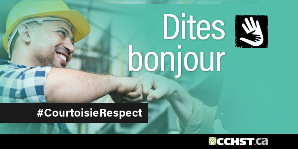 Dites bonjour. #CourtoisieRespect