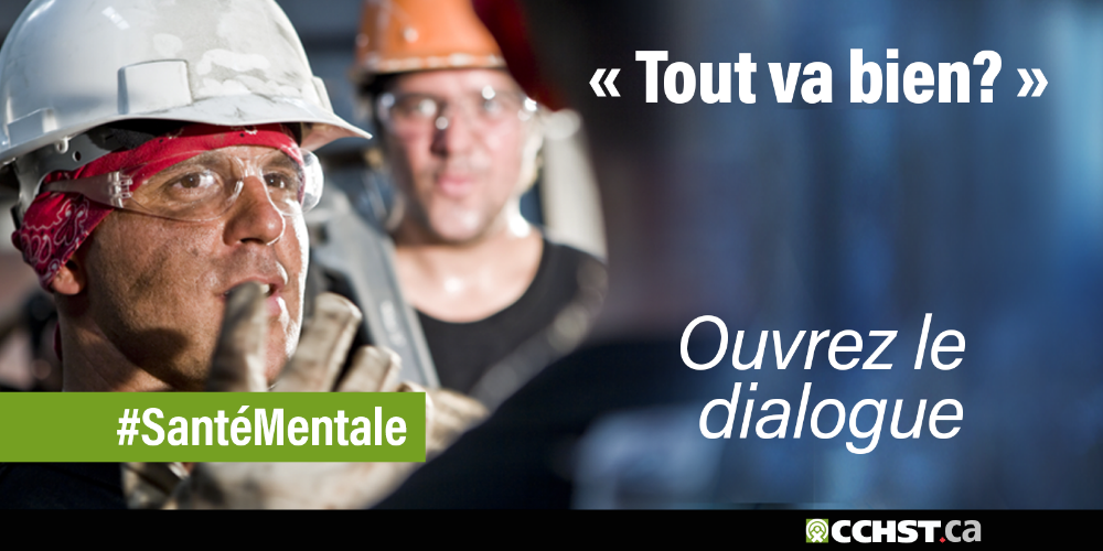 « Tout va bien? » Ouvrez le dialogue. #SantéMentale