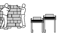 Figure 4 - Levage à partir du haut de la palette