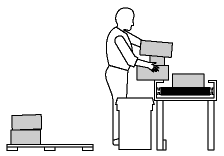 Figure 10 - Disposer les caisses en groupes de quatre