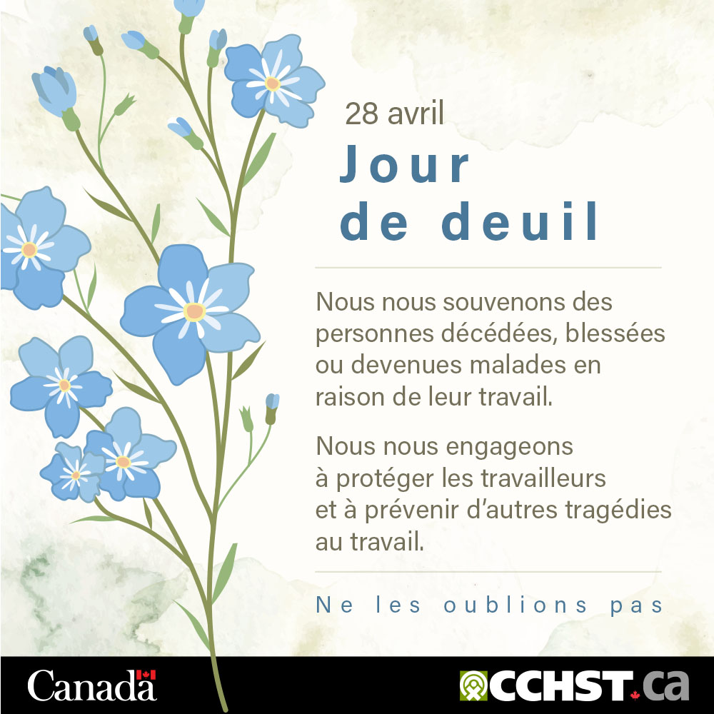 Image du Jour de deuil avec des fleurs en arrière-plan