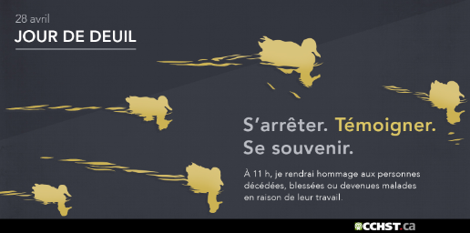 Un carte postale du Jour de deuil avec des canards