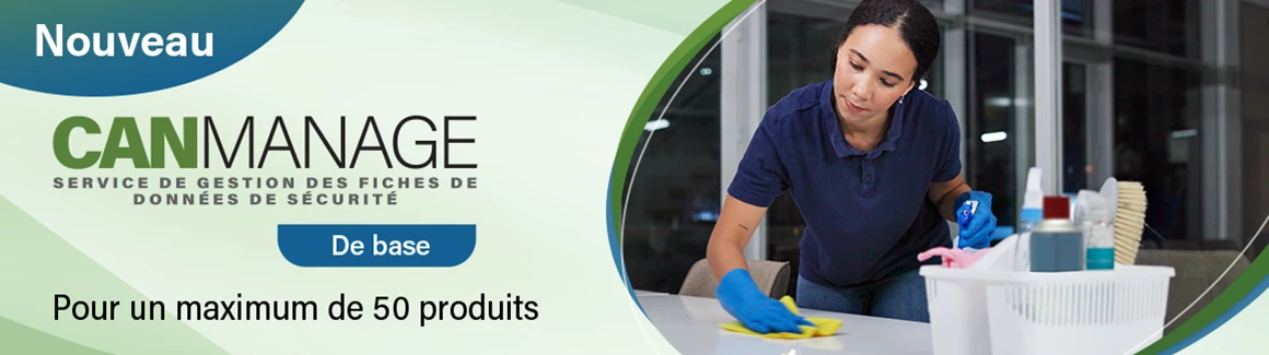 Présentation de CANManage de base, une solution de gestion de FDS (fiches de données de sécurité) économique.