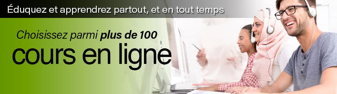 Educate and learn anytime, anywhere. Choose from more than 100 online courses.