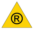 Symbole - Triangle jaune