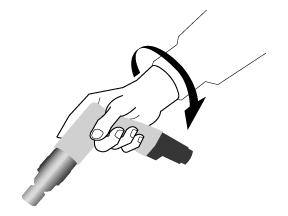 Figure 5 - Des outils coudés sont utiles lorsque la plupart des travaux sont effectués dans le même plan et à la même hauteur que le bras