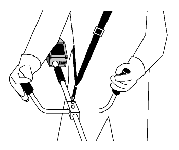 Tenir l'outil fermement avec les deux mains