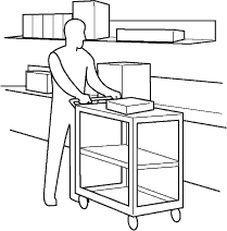 Utiliser un wagon à étages pour transporter divers objets