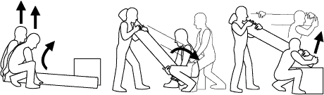 Comment soulever et transporter de longs objets en équipe