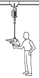 Figure 2b - Des porte-outils aident à réduire les efforts requis pour tenir et utiliser les outils