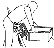 Figure 2b - Les outils à main sont souvent utilisés dans un espace restreint et des conditions d'accès difficles