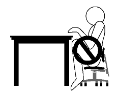 S'asseoir sur un fauteuil trop bas peut nuire à la santé.