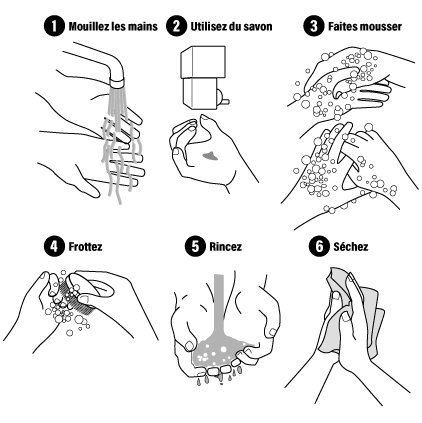 Comment se laver les mains correctement