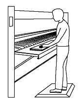 Figure 15 - Se tenir sur une plate-forme