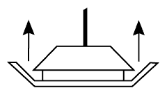 Luminaire à éclairage indirect