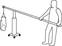 Un levier sur une plate-forme roulante aide à lever et à déplacer les objets