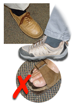 Figure 5 - Porter des chaussures appropriées