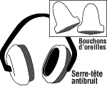 Porter des dispositifs de protection de l'ouïe