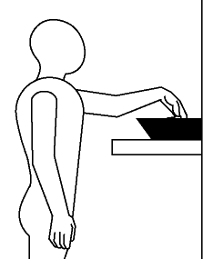 Figure 6 - Tendre les bras devant soi