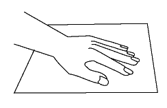 Figure 8D - Pression des doigts