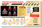 Infographie sur la préparation aux situations d'urgence dans le milieu de travail