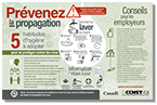 Infographie sur la prévention de la propagation