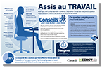 Infographie sur le travail en position assise