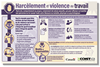 Infographie sur le harcèlement et la violence en milieu de travail