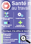 Infographie sur la santé mentale sur les lieux de travail