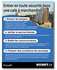 Entrer en toute sécurité dans une cale à marchandises