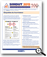 Image : Étiquettes du fournisseur