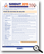 Image : Fiche de données de sécurité