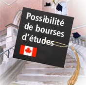 Possibilité de bourses d'études