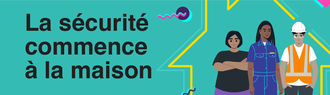 Bannière de la sécurité commence à la maison